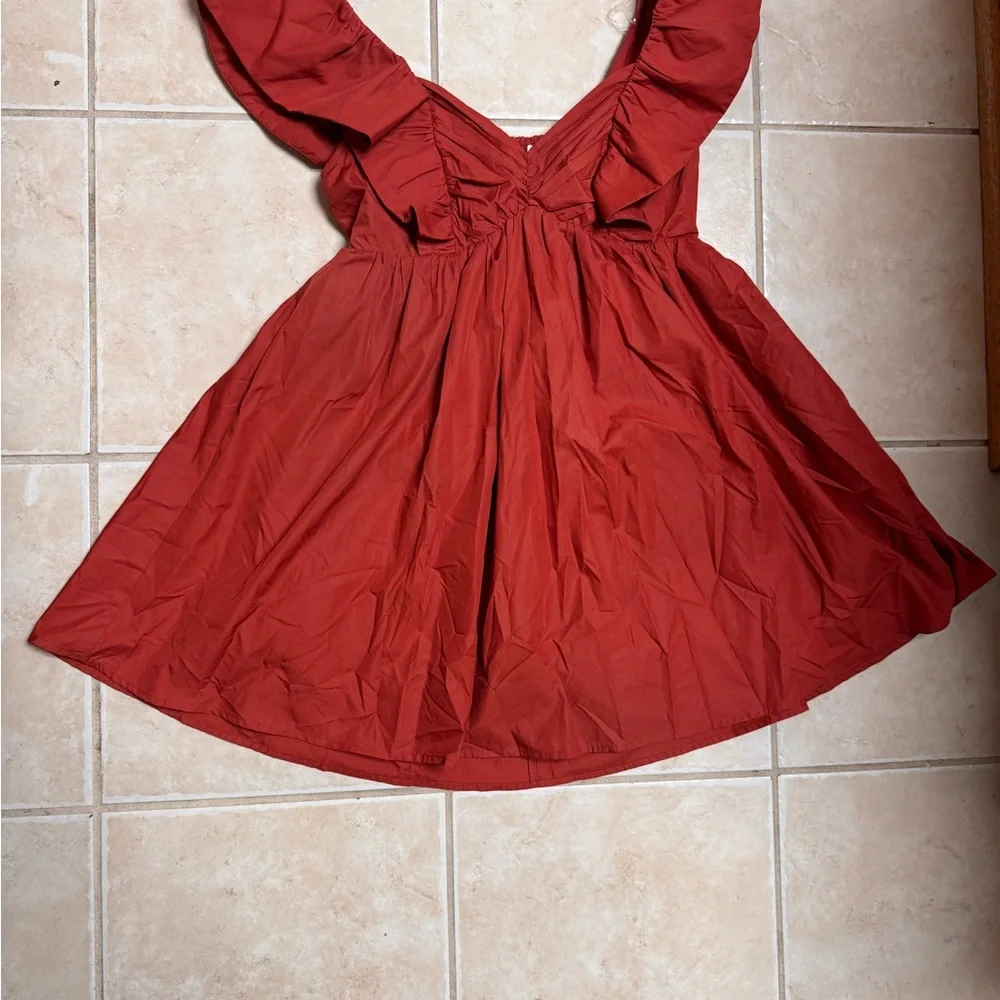 Entro Sunset Ruffle Mini Dress - Picture 7 of 16
